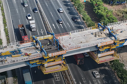湖北晟鑫智能悬臂造桥机：以高周转率驱动深江铁路建设“降本增效”新引擎
