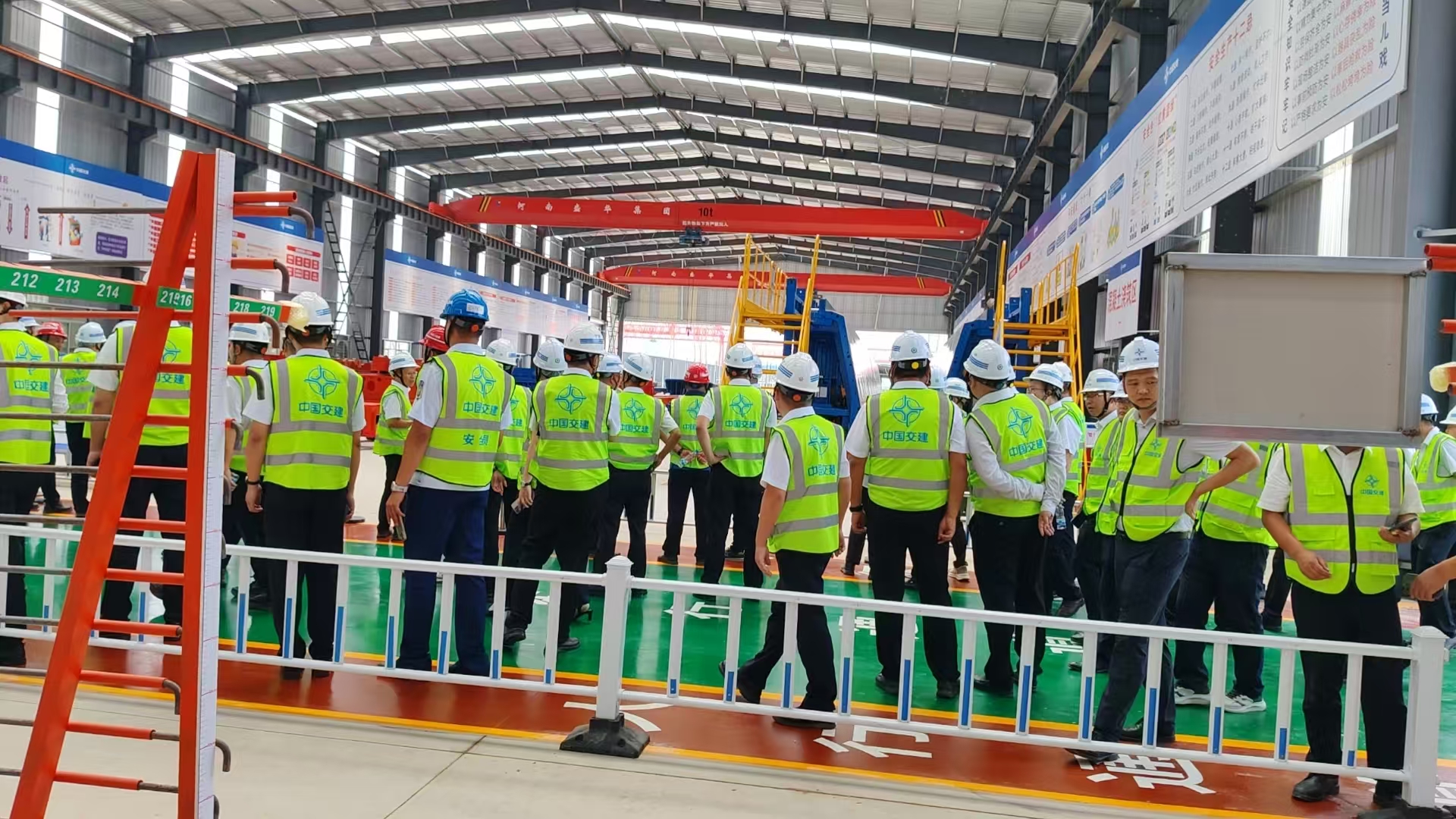 中交二公局天津集疏港运智慧梁厂